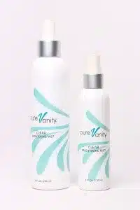 clear brightening mist by pure vanity spa, skincare spa in Arizona, face lifts near me, body contouring in Scottsdale, anti-aging and anti-acne light therapy in Scottsdale, pain-free laser hair removal near me, toners