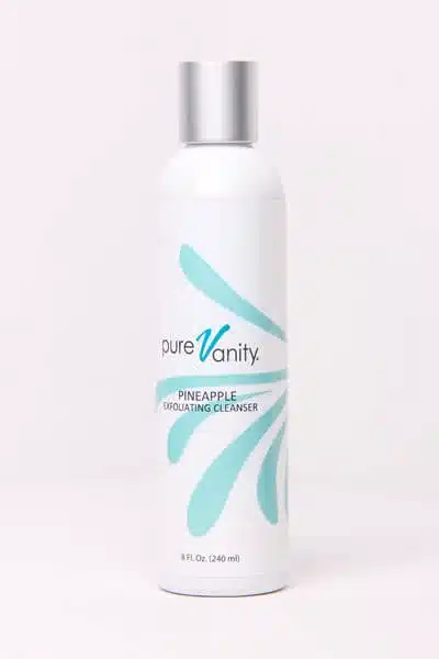 pineapple exfoliating cleanser, face lifts near me, body contouring in Scottsdale, anti-aging and anti-acne light therapy in Scottsdale, pain-free laser hair removal near me, skincare spa in Arizona, pure vanity products