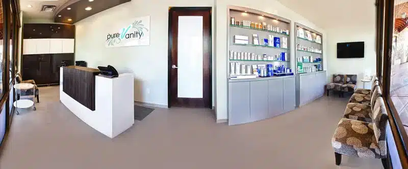 Pure Vanity Spa in Hayden Peak Crossing North Scottsdale, skincare spa in Arizona, face lifts near me, body contouring in Scottsdale, anti-aging and anti-acne light therapy in Scottsdale, pain-free laser hair removal near me, Scottsdale reviews, spa location